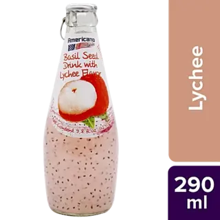 Americano Basil Seed Drinks Lychee