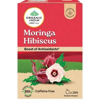 Organic India Moringa Hibiscus tea