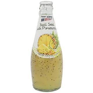 Americano Basil Seed Drinks Pineapple