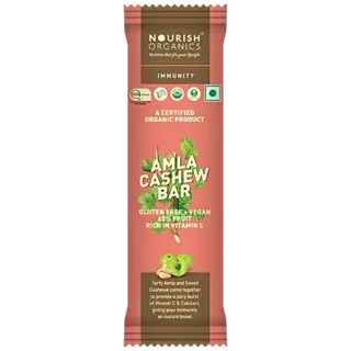 Nourish Organics Immunity - Amla Cashew Bar