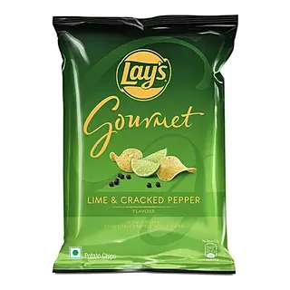 Lay's Gourmet Kettle Chips - Lime & Cracked Pepper