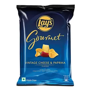 Lay's Gourmet Kettle Chips - Vintage Cheese & Paprika