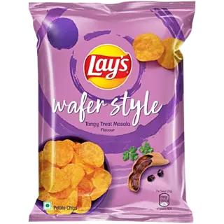 Lay's Wafer Style Potato Chips - Tangy Treat Masala