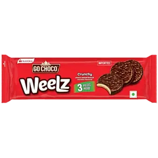 Go Choco Weelz Crunchy Choco Coated Biscuits 36Gm