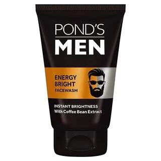 Pond's Men Energy Bright Anti-Dullness Facewash with Coffee Bean