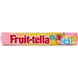 Fruit-Tella 2 In 1 Strawberry & Banana Flavour