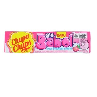 Big Babol Chewing Gum Stroberi & Krim