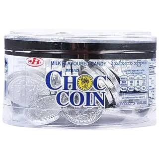 Choc Coin Silver Candy - Milk Flavoured