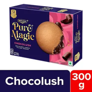 Britannia Pure Magic Chocolush Delicious Choco Filled Cookie