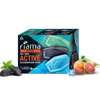 Fiama Men Gel Bar Active Celebration