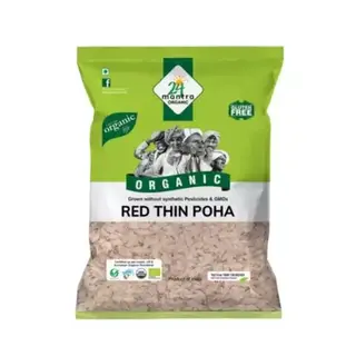 24 Mantra Organic Red Thin Poha