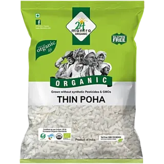 24 Mantra Organic Poha Thin White