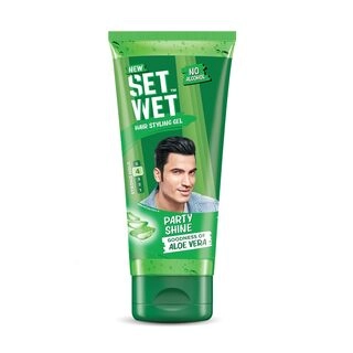 Set Wet Hair Gel Style Party Shine 