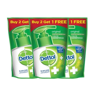 Dettol Hand Wash Original Refill  175mlX 2 +1 Free