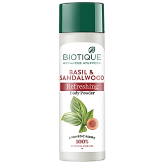 Biotique Basil & Sandalwood Refewshing Talc 
