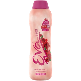 Eva Perfumed Talc - Sweet Exotic Rose