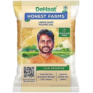 Dehaat Honest Farms Unpolished Moong Dal Pesticide Free