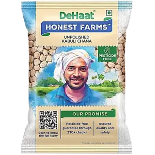 Dehaat Honest Farms Unpolished Kabuli Chana Pesticide Free