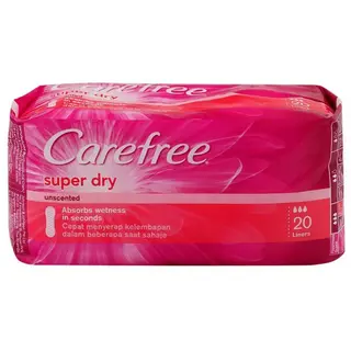 Carefree Super Dry Unscented Panty Liners