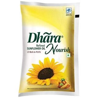 Dhara Oil Sunflower{R}1Lt