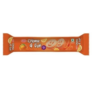 Dukes Crème 4 Fun Orange flavoured Sandwich Biscuits