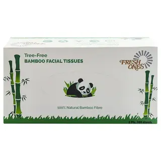 Fresh Ones Tree-Free Bamboo Facial Tissues 2 Ply
