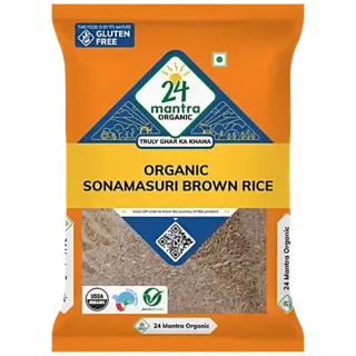 24 Mantra Organic Sonamasuri Brown Rice