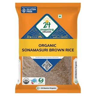 24 Mantra Organic Sonamasuri Brown Rice