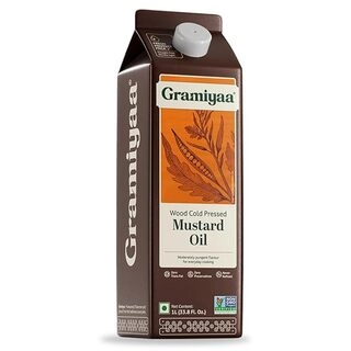 Gramiyaa Wood Cold Pressed Mustard Oil