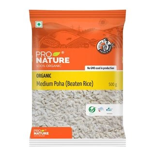 Pro Nature Organic Beaten Rice Medium Poha
