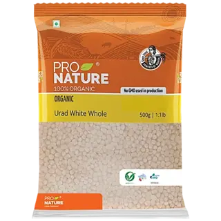 Pro Nature Organic Urad - White (Whole)