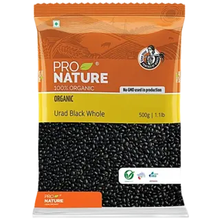 Pro Nature Organic Urad - Black (Whole)