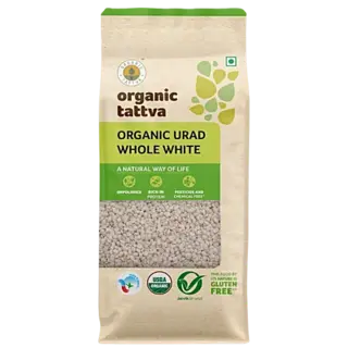 Organic Tattva Organic Urad Dal Whole - White