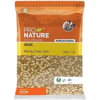 Pro Nature Organic Moong - Green (Split)