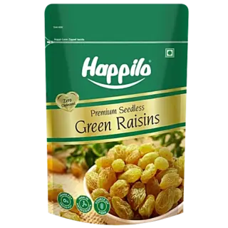 Happilo Premium Seedless Green Raisins