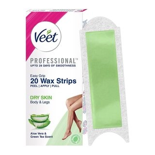 Veet Full Body Waxing Strips Kit for Dry Skin