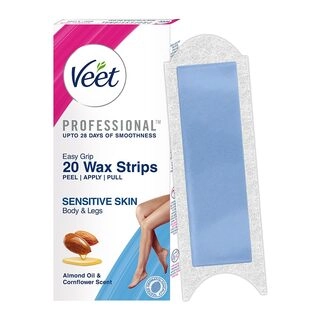 Veet Full Body Waxing Strips Kit For Sensitive Skin