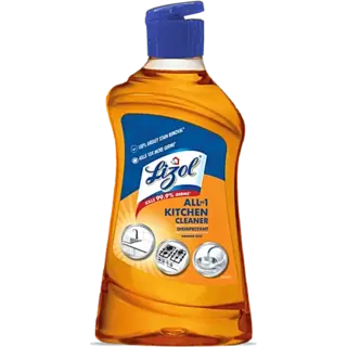 Lizol All In 1 Disinfectant Kitchen Cleaner Orange Zest