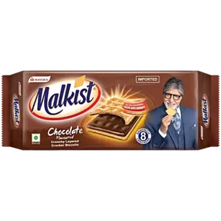 Malkist Chocolate Flavoured Crunchy Layered Cracker Biscuits