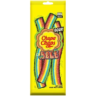 Chupa Chups Sour Belt Mixed Fruit Soft & Chewy Toffee