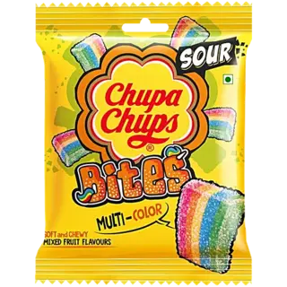 Chupa Chups Mixed Fruit Flavour Sour Bites