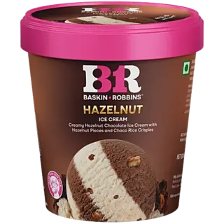 Baskin Robbins Hazelnut Rocher Ice Cream