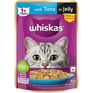 Whiskas Cat Food Tuna In Jelly 1+ Years
