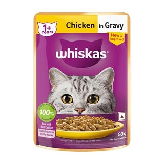 Whiskas Cat Food Chicken In Gravy 1+ Years