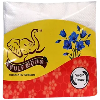 Pulp Wood Paper Tissue Napkins 1 Ply