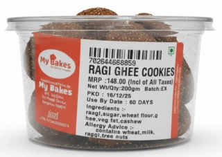 My Bakes Ragi Ghee Cookies