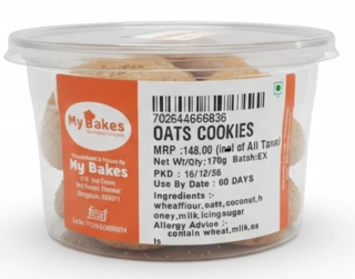 My Bakes Oats Cookies