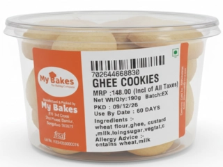 My Bakes Ghee Cookies
