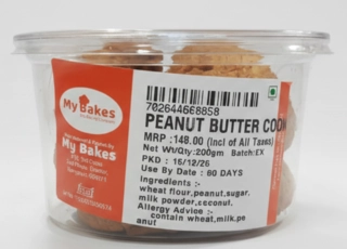 My Bakes Peanut Butter Cookies