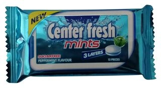  Center Fresh Mint, Sugarfree Peppermint Flavour
